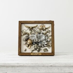 Harmony Kingdom Storm Brewing Noah’s Ark Picturesque 3-D Tile 1999 Retired